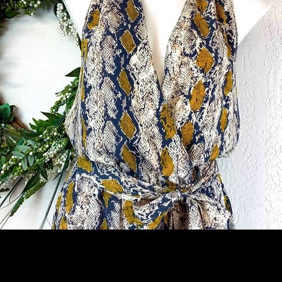 Snake Print Romper - Picture 3 of 8